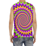 Twisted Colors Moving Optical Illusion Men's Fitness Tank Top