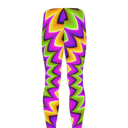 Twisted Colors Moving Optical Illusion Men's leggings