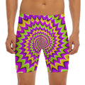 Twisted Colors Moving Optical Illusion Men's Long Boxer Briefs