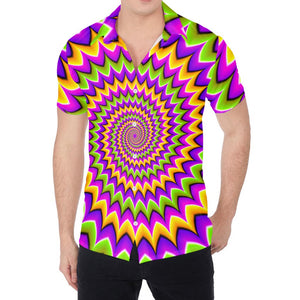 Twisted Colors Moving Optical Illusion Men's Shirt