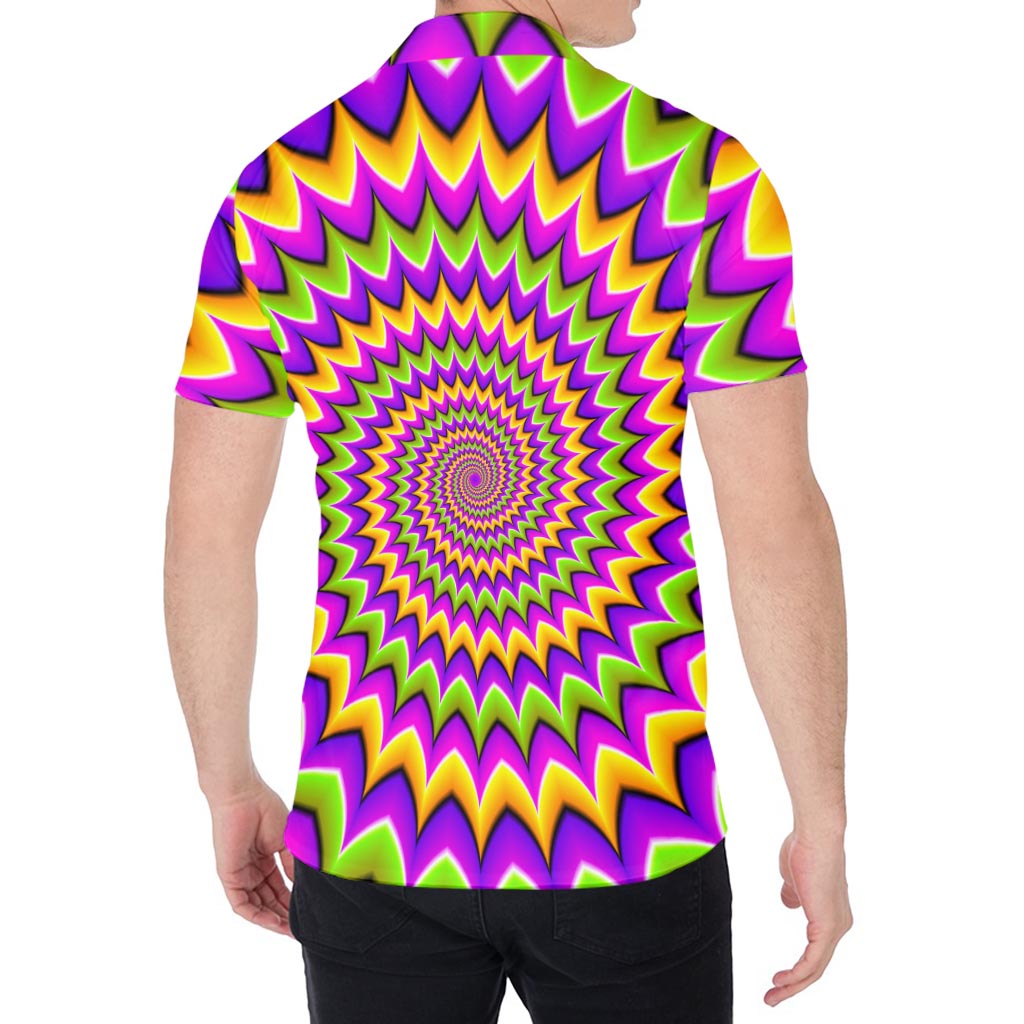 Twisted Colors Moving Optical Illusion Men's Shirt