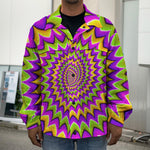 Twisted Colors Moving Optical Illusion Men's Shirt Jacket