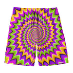 Twisted Colors Moving Optical Illusion Men's Swim Trunks