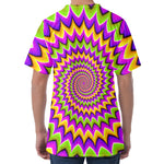 Twisted Colors Moving Optical Illusion Men's Velvet T-Shirt