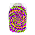 Twisted Colors Moving Optical Illusion Mesh Laundry Hamper