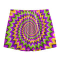 Twisted Colors Moving Optical Illusion Mesh Shorts
