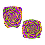 Twisted Colors Moving Optical Illusion Office Chair Cover