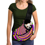 Twisted Colors Moving Optical Illusion Pet Sling Carrier