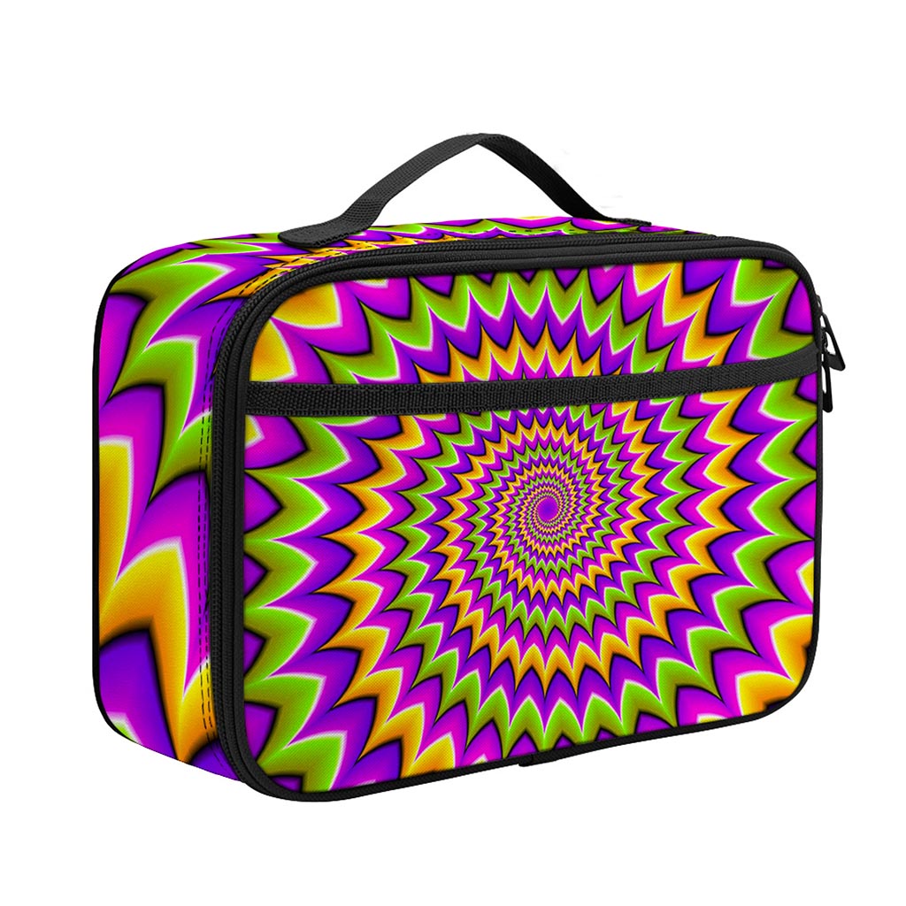 Twisted Colors Moving Optical Illusion Portable Lunch Bag