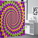 Twisted Colors Moving Optical Illusion Premium Shower Curtain