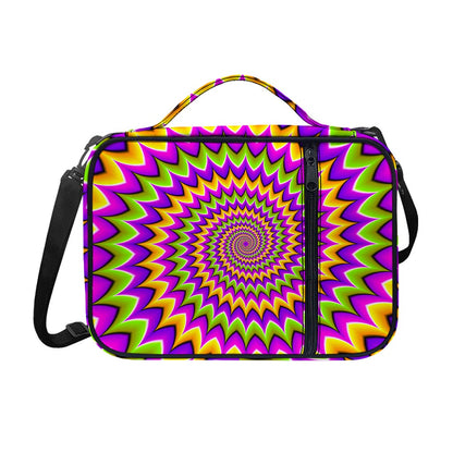 Twisted Colors Moving Optical Illusion Shoulder Strap Bible Bag