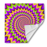 Twisted Colors Moving Optical Illusion Silk Bandana