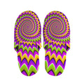 Twisted Colors Moving Optical Illusion Slippers
