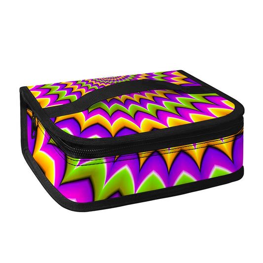 Twisted Colors Moving Optical Illusion Small Lunch Bag