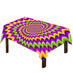 Twisted Colors Moving Optical Illusion Tablecloth