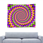 Twisted Colors Moving Optical Illusion Tapestry