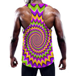 Twisted Colors Moving Optical Illusion Training Tank Top
