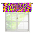 Twisted Colors Moving Optical Illusion Window Valance