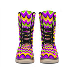 Twisted Colors Moving Optical Illusion Winter Boots