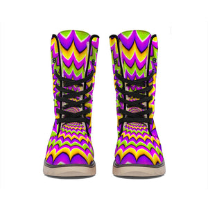 Twisted Colors Moving Optical Illusion Winter Boots