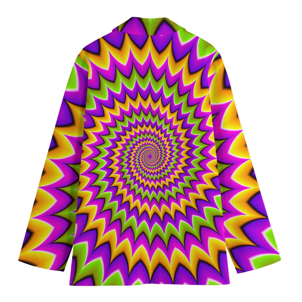 Twisted Colors Moving Optical Illusion Women's Blazer