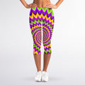 Twisted Colors Moving Optical Illusion Women's Capri Leggings