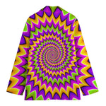 Twisted Colors Moving Optical Illusion Women's Cotton Blazer