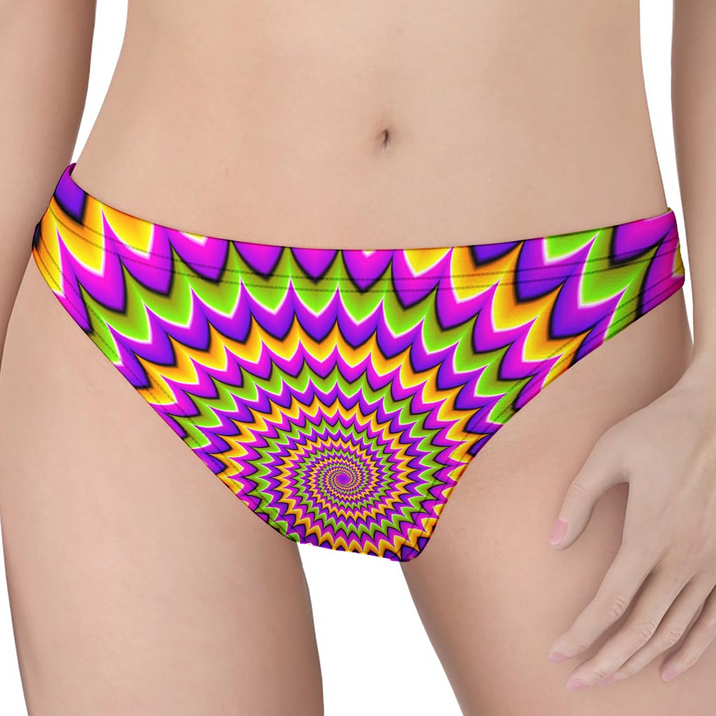 Twisted Colors Moving Optical Illusion Women's Thong