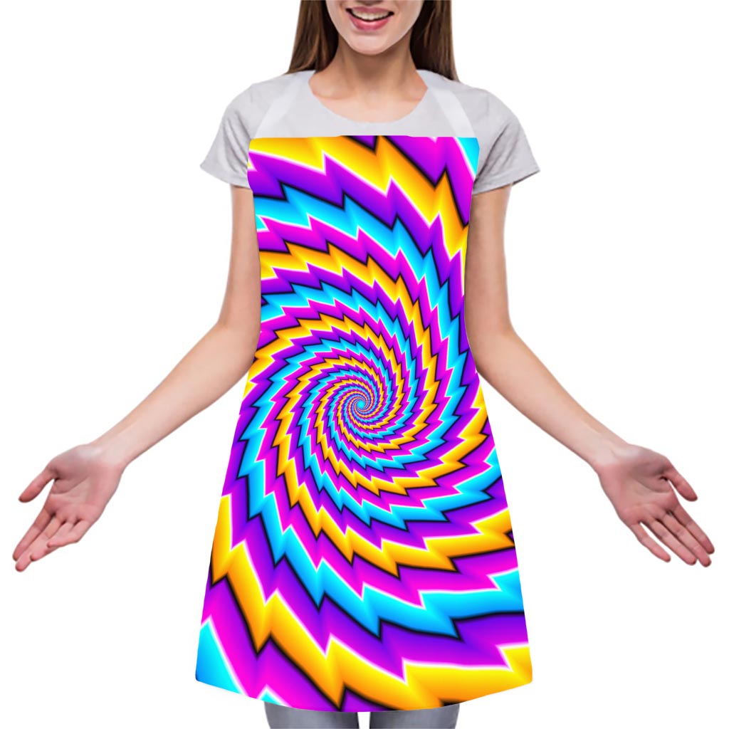 Twisted Spiral Moving Optical Illusion Adjustable Apron