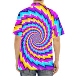Twisted Spiral Moving Optical Illusion Aloha Shirt