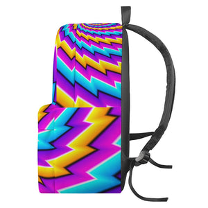 Twisted Spiral Moving Optical Illusion Backpack