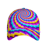 Twisted Spiral Moving Optical Illusion Baseball Cap