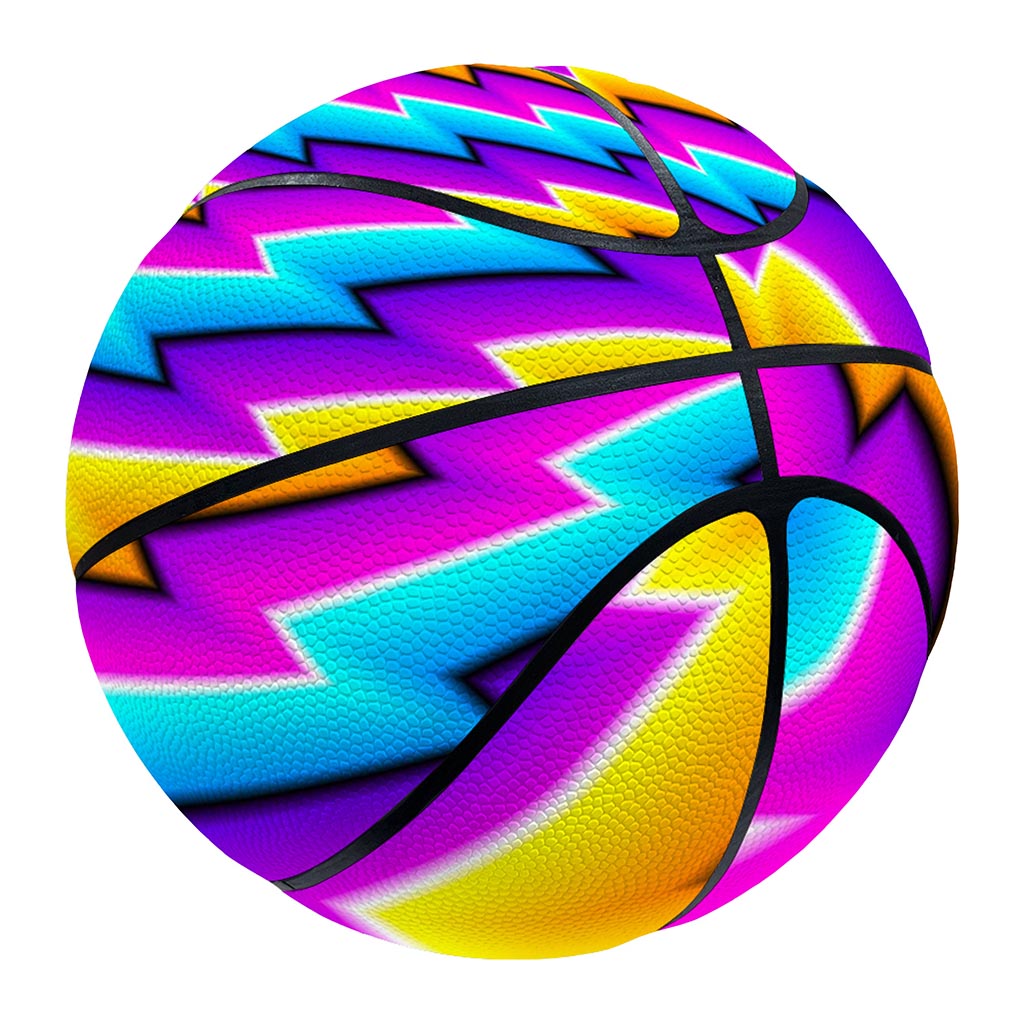 Twisted Spiral Moving Optical Illusion Basketball