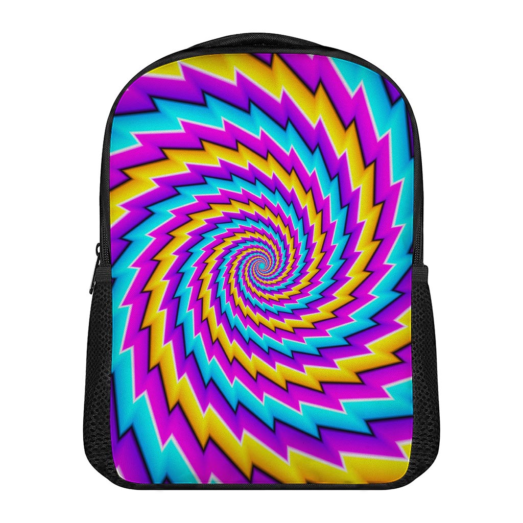 Twisted Spiral Moving Optical Illusion Casual Backpack