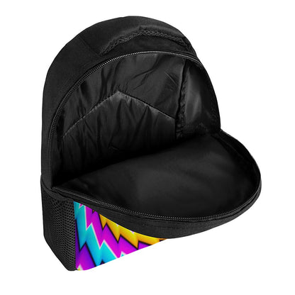 Twisted Spiral Moving Optical Illusion Casual Backpack