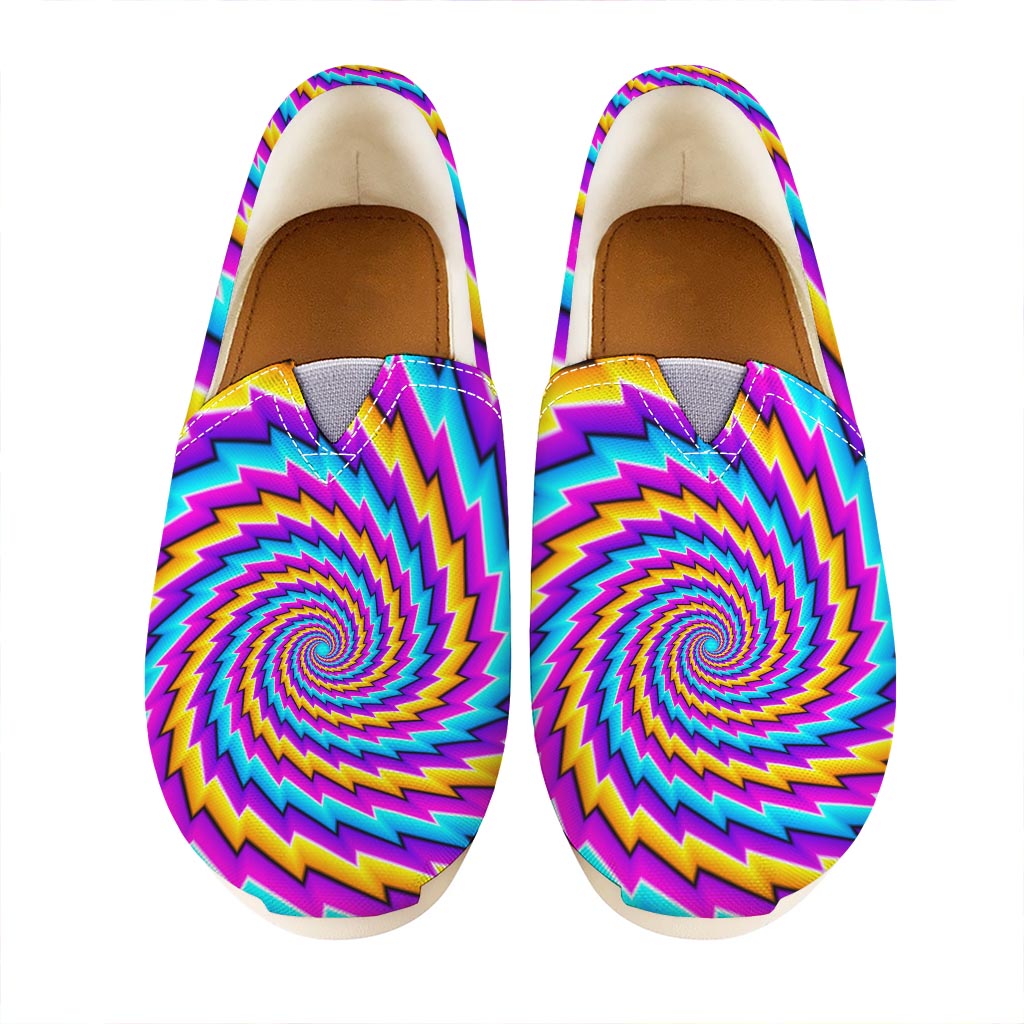 Twisted Spiral Moving Optical Illusion Casual Shoes