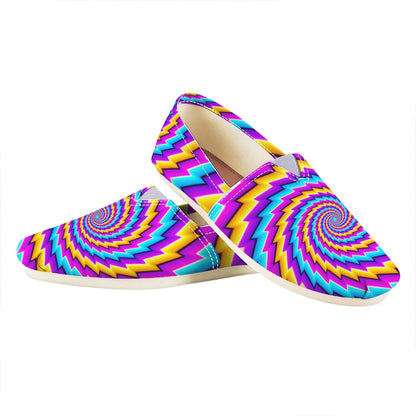 Twisted Spiral Moving Optical Illusion Casual Shoes