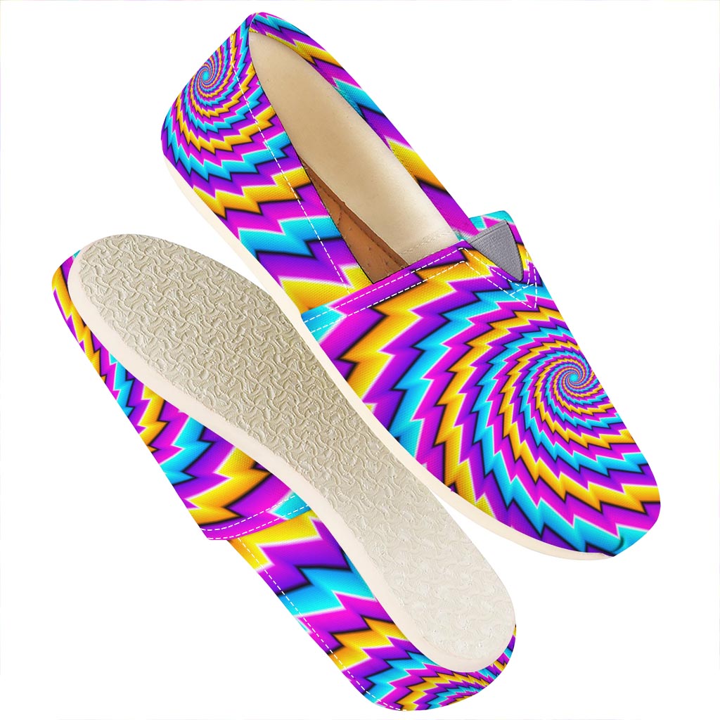 Twisted Spiral Moving Optical Illusion Casual Shoes