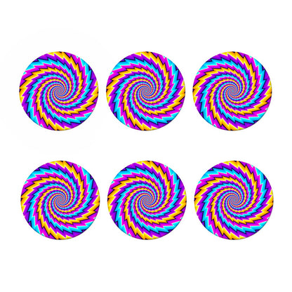 Twisted Spiral Moving Optical Illusion Coaster Set