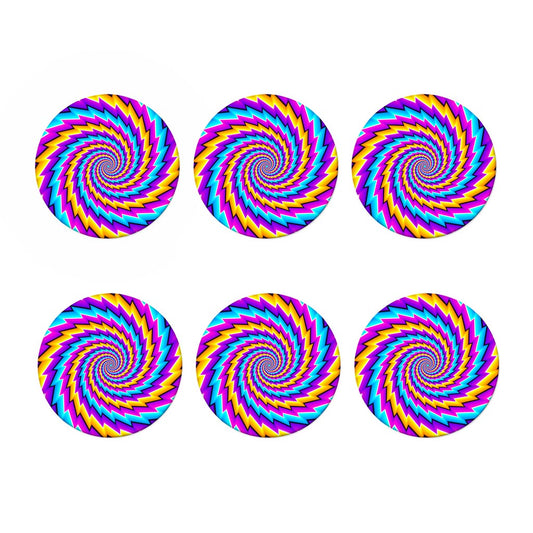 Twisted Spiral Moving Optical Illusion Coaster Set