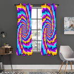 Twisted Spiral Moving Optical Illusion Curtain