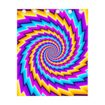 Twisted Spiral Moving Optical Illusion Curtain