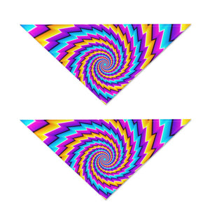 Twisted Spiral Moving Optical Illusion Dog Bandana