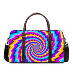 Twisted Spiral Moving Optical Illusion Duffle Bag