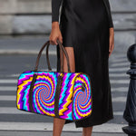 Twisted Spiral Moving Optical Illusion Duffle Bag