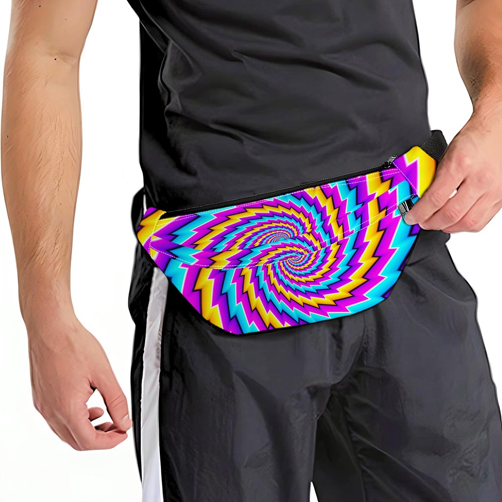 Twisted Spiral Moving Optical Illusion Fanny Pack