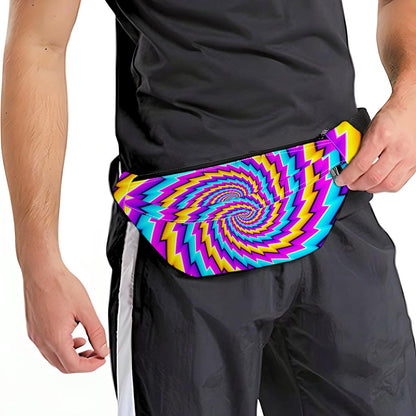 Twisted Spiral Moving Optical Illusion Fanny Pack