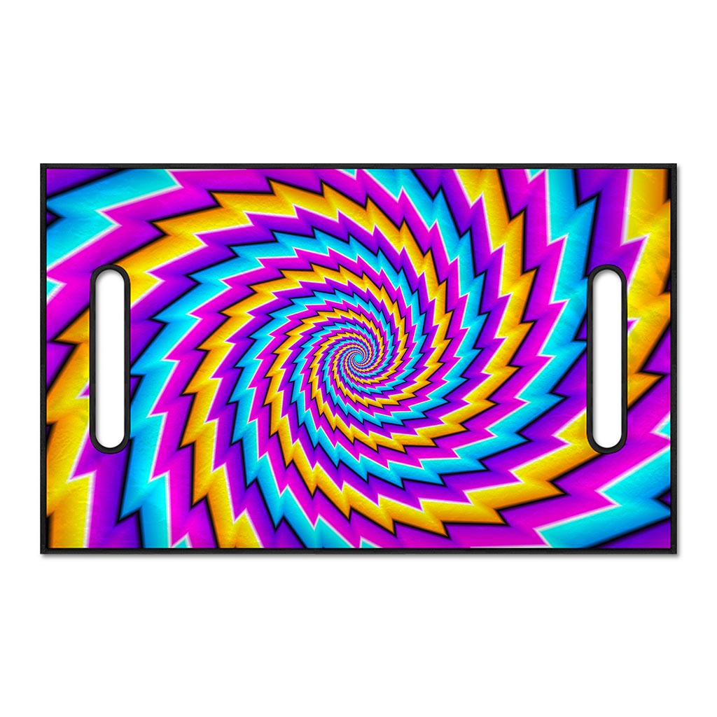 Twisted Spiral Moving Optical Illusion Golf Cart Seat Cover