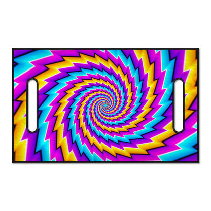 Twisted Spiral Moving Optical Illusion Golf Cart Seat Cover