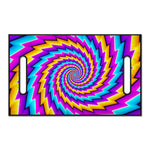 Twisted Spiral Moving Optical Illusion Golf Cart Seat Cover